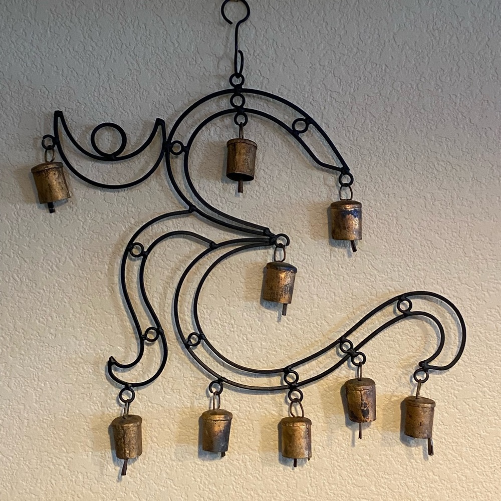 Om Wind Chime Cast Iron